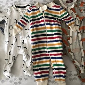 Three long sleeve onesies 0-3 months